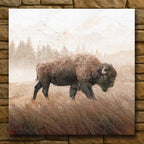 Buffalo Mist Canvas Wall Art