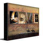 Prairie Love Letters Personalized Wall Art