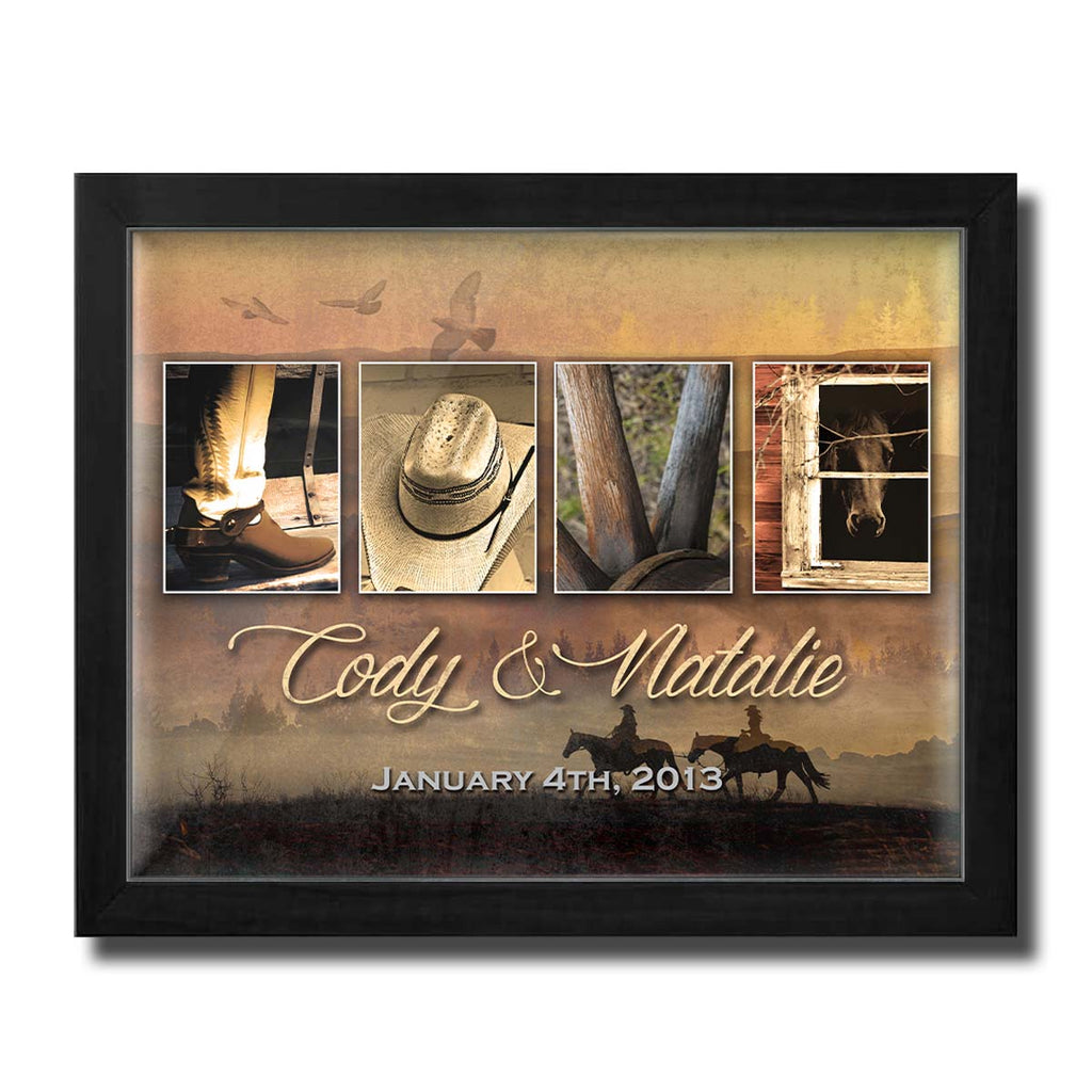 Prairie Love Letters Personalized Wall Art