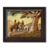 Cowboy & Cowgirl Personalized Framed Print