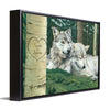 Resting Wolves Personalized Wall Art