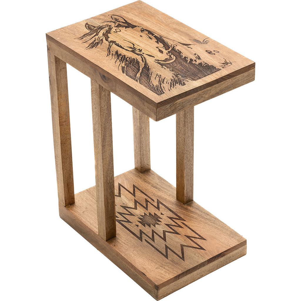 Aztec Horse Side Table