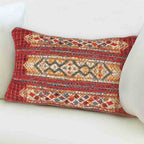 Tribal Stripes Oblong Accent Pillow - Red - OUT OF STOCK UNTIL 10/07/2026