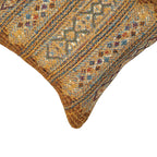Tribal Stripes Square Accent Pillow - Gold - OUT OF STOCK UNTIL 07/15/2026