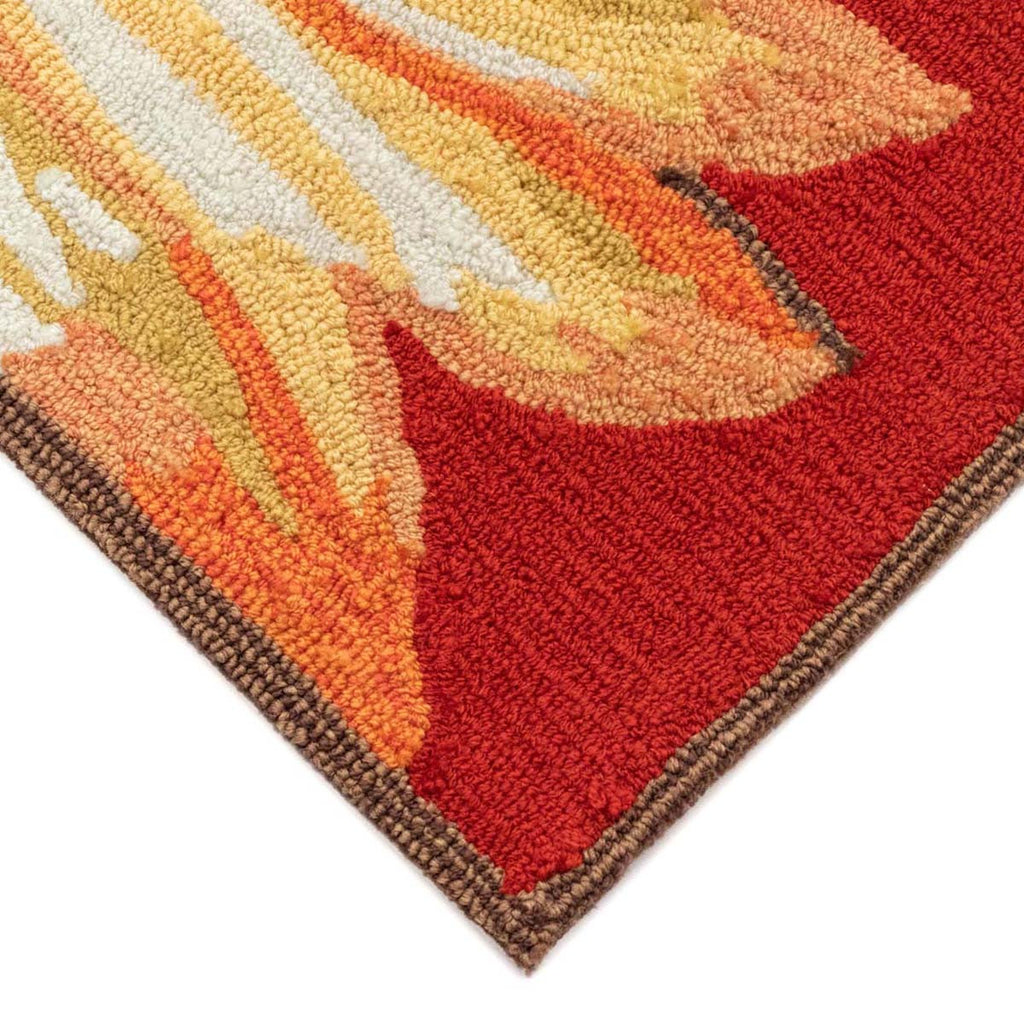 Red Sunflower Sunburst Floor Mat - 20 x 30 - OUT OF STOCK UNTIL 08/28/2026