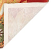 Red Sunflower Sunburst Floor Mat - 2 x 3