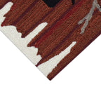 Curious Farm Snowman Indoor/Outdoor Rug - 2 x 3