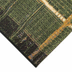 Tribal Stripes Green Indoor/Outdoor Rug - 2 x 8