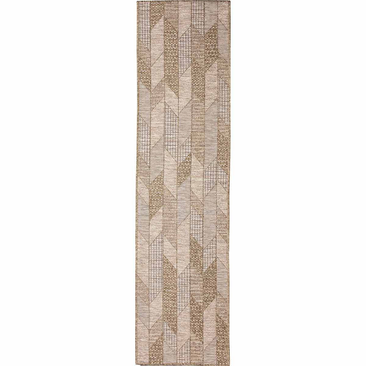 Sandy Chevrons Indoor/Outdoor Rug - 2 x 8
