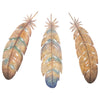 Feather Winds Wall Art - Set of 3