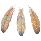 Feather Winds Wall Art - Set of 3