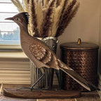 Roadrunner Wood Sculpture