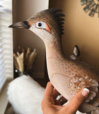 Roadrunner Wood Sculpture