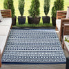 Avandaro Blue Indoor/Outdoor Utility Mat - 9 x 12