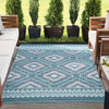 Chalco Blue Indoor/Outdoor Utility Mat - 9 x 12