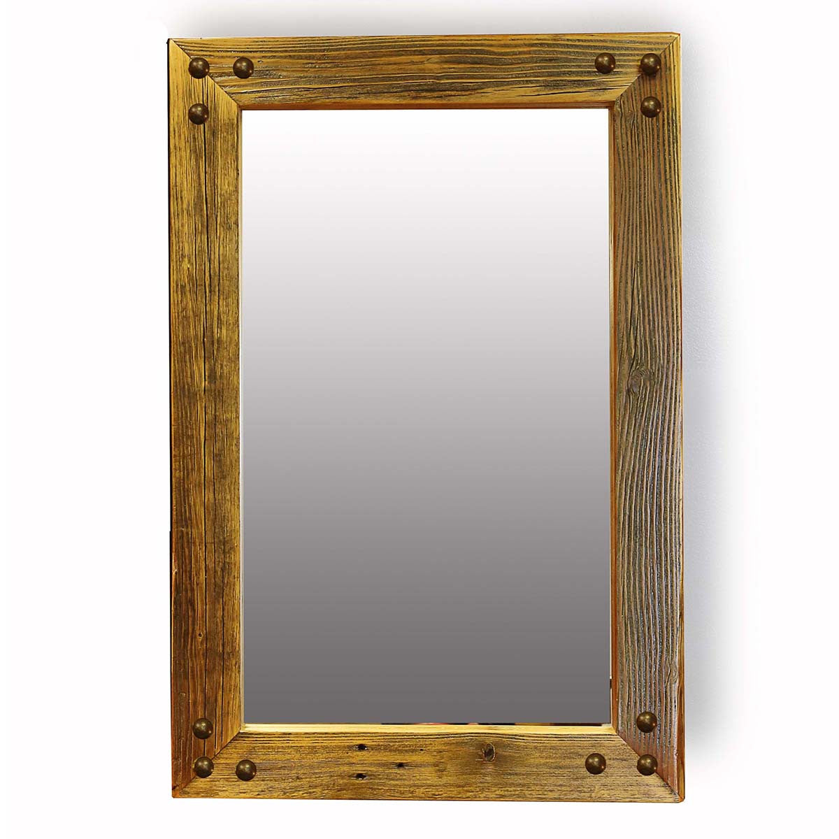 Rustic Reclaimed Wood Mirror