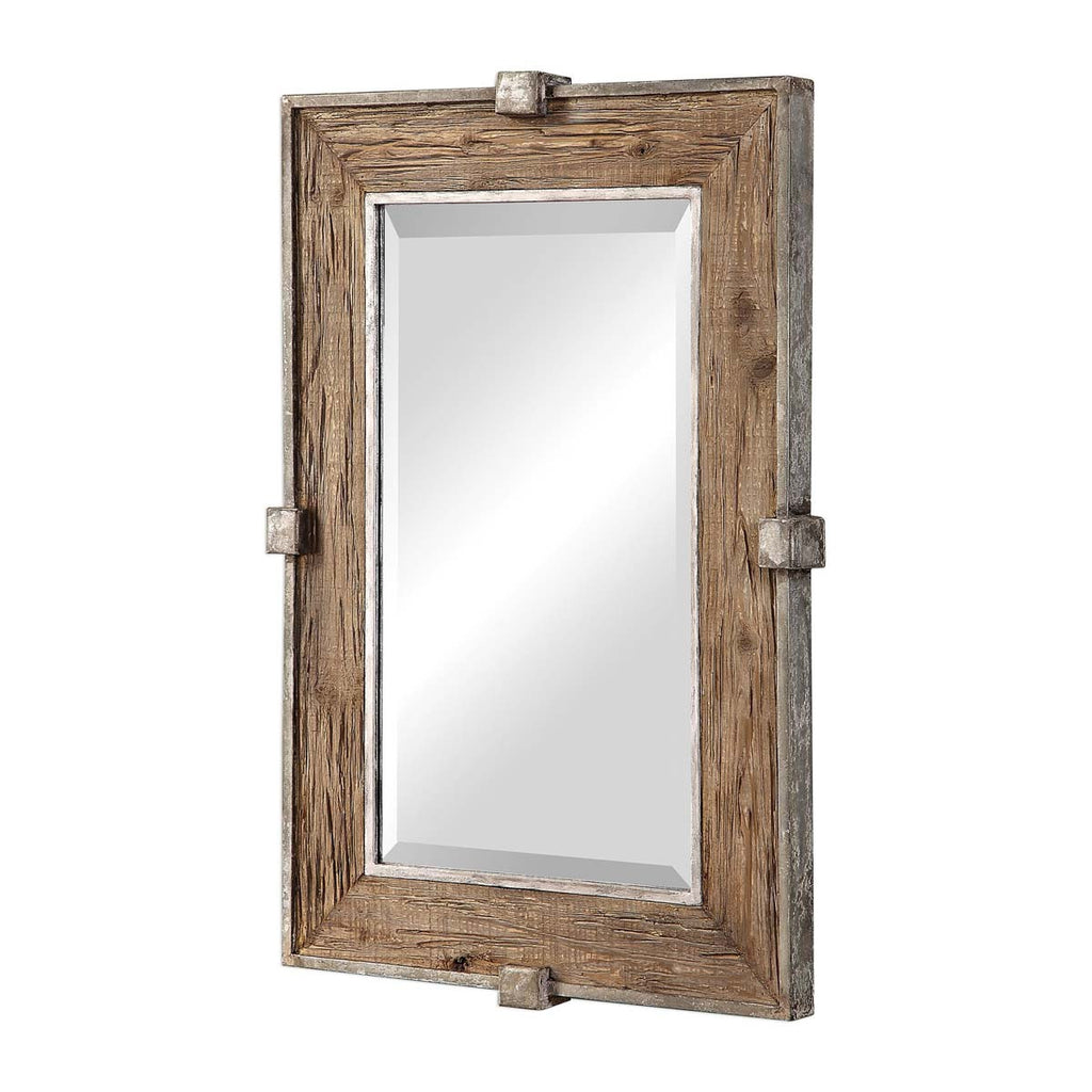Weathered Ranch Wall Mirror