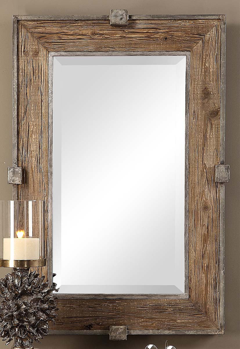 Weathered Ranch Wall Mirror