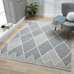 Smoke Diamonds Rug Collection