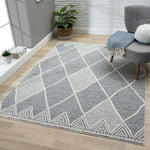 Smoke Diamonds Rug - 10 x 13