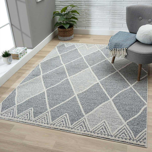 Smoke Diamonds Rug Collection