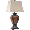 Tooled Leather Old West Lamp