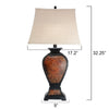 Tooled Leather Old West Lamp