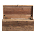 Rustic Wood Storage Chest