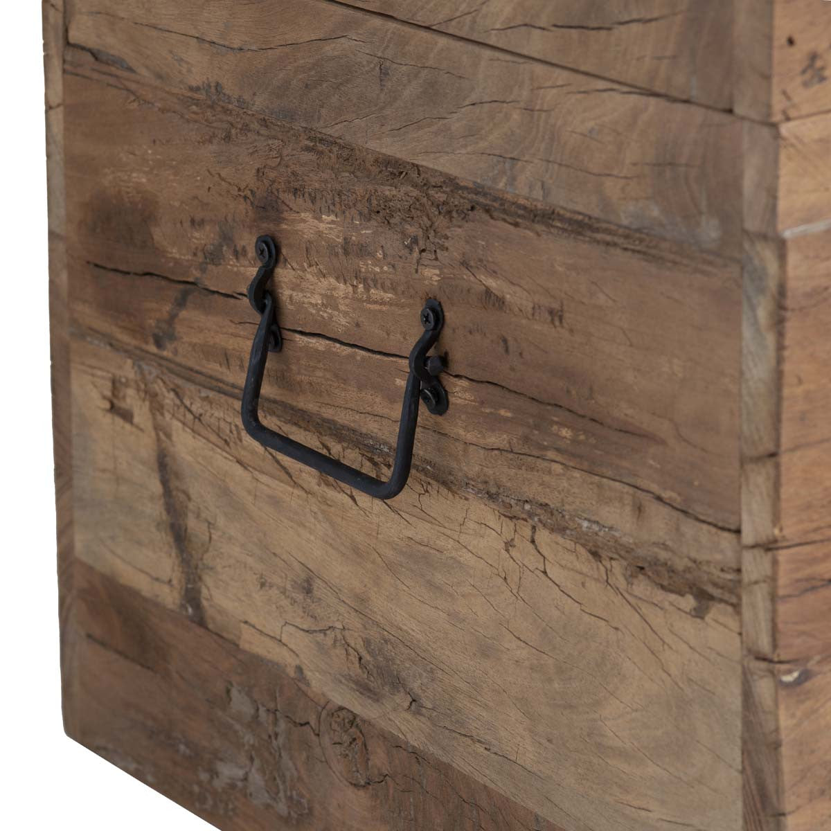 Rustic Wood Storage Chest