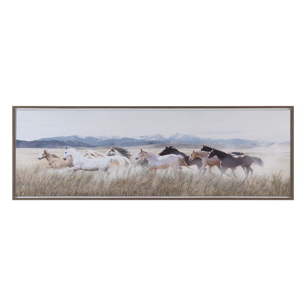 Misty Stampede Wall Art