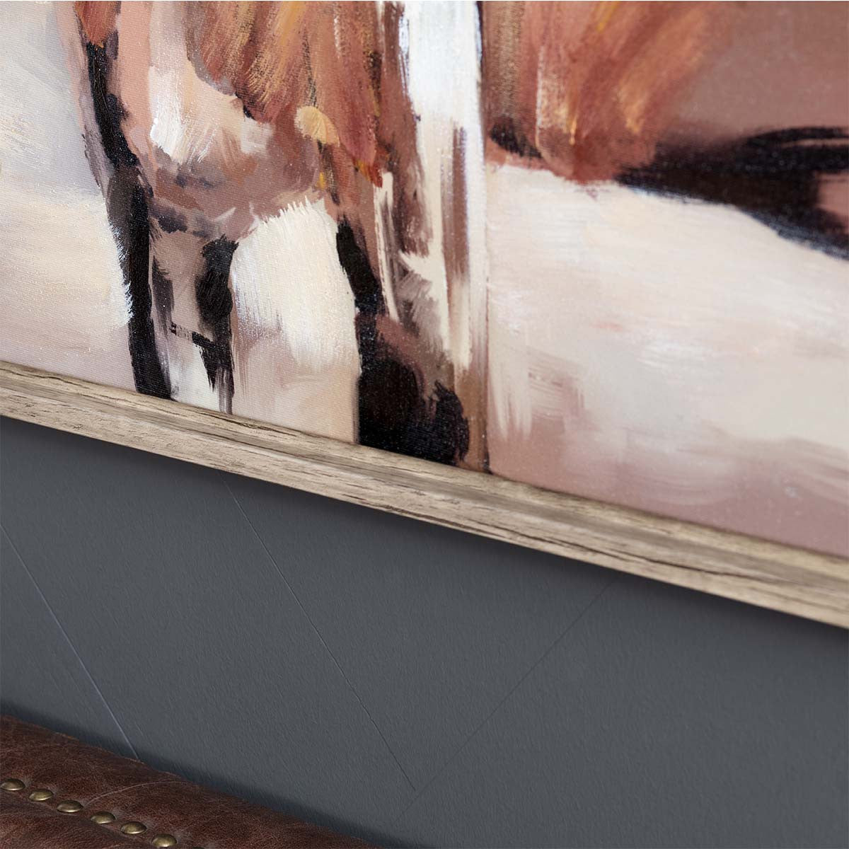 Texas Trails Longhorn Wall Art - Set of 2