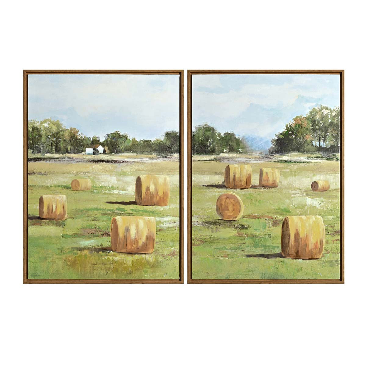 Farm Fields Wall Art - Set of 2