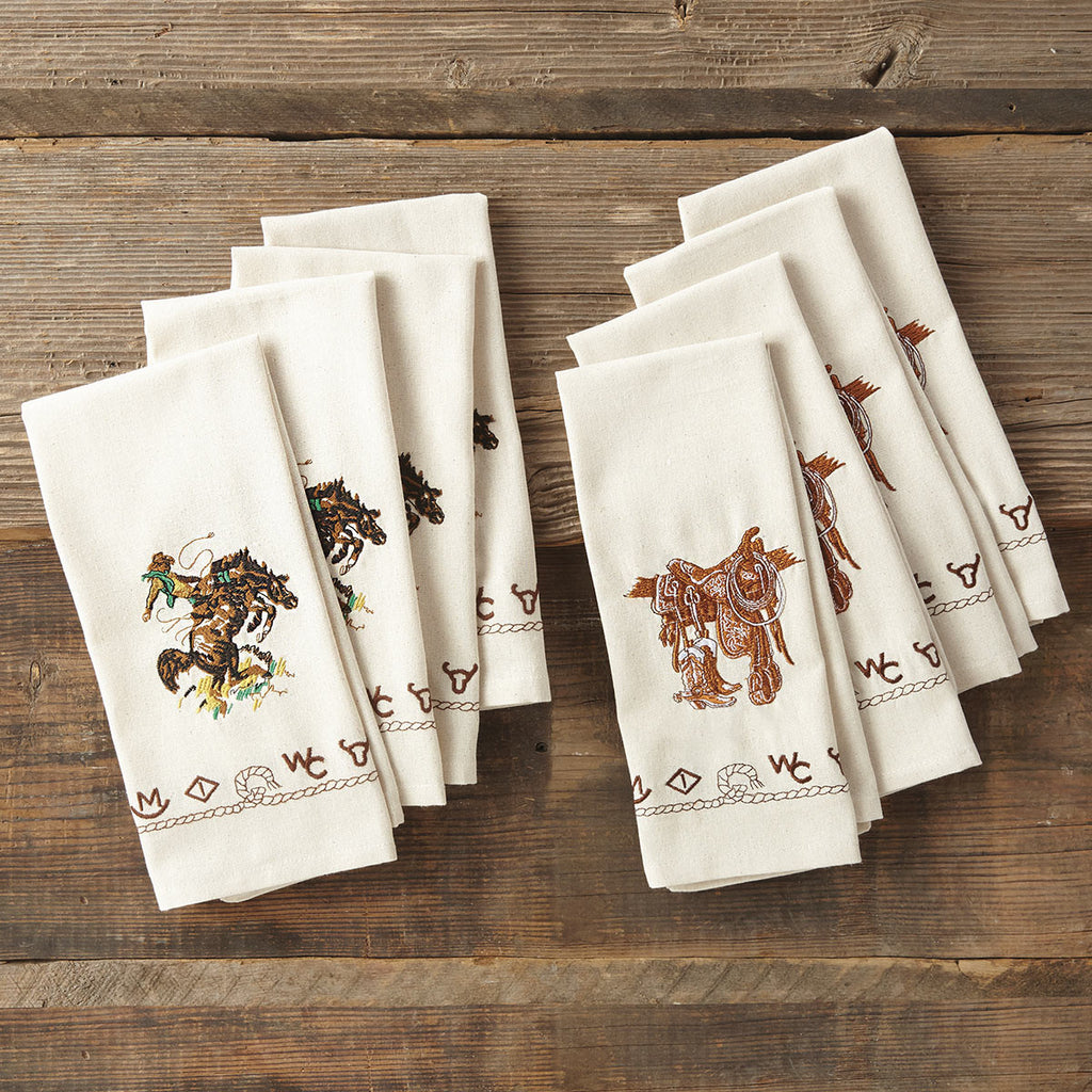 Boots & Saddle Kitchen Towels - Set of 4