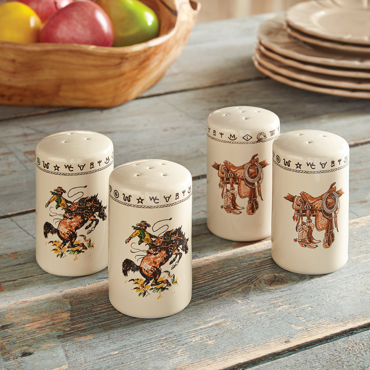 Bronco Buster Salt & Pepper Shakers