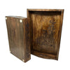 Spring Bloom Wooden Serving Trays - Set of 2