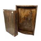 Spring Bloom Wooden Serving Trays - Set of 2
