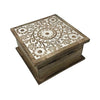 Etched Flower Table Box