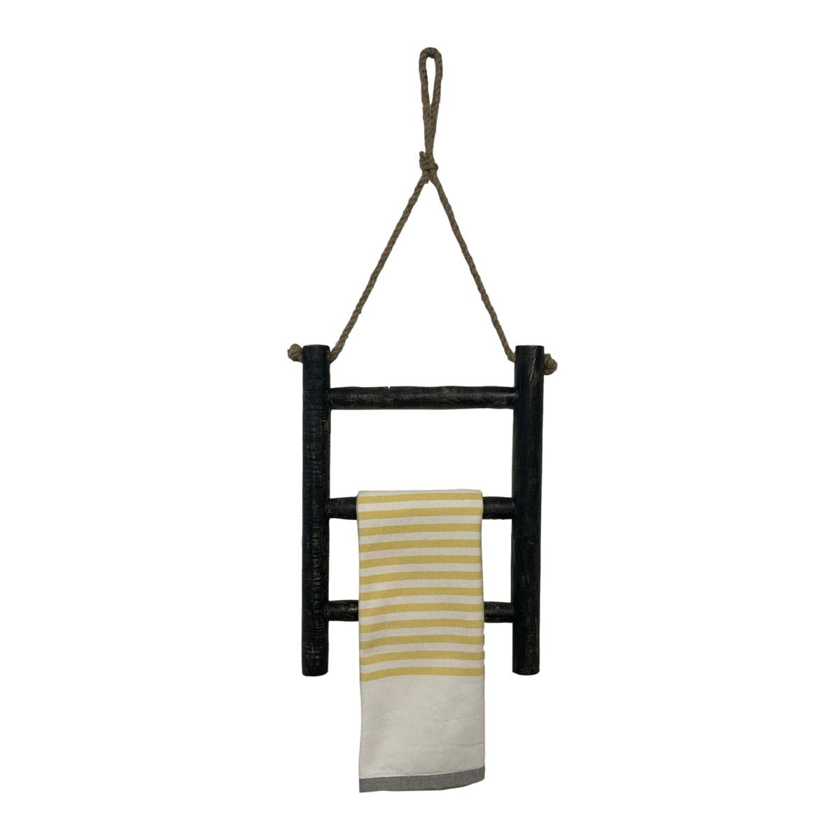 Tea Towel Black Ladder
