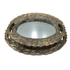 Etched Vintage Gray Mirror Trays - Set of 2