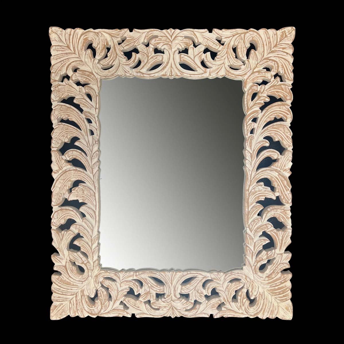 Leafy Artisan Wall Mirror