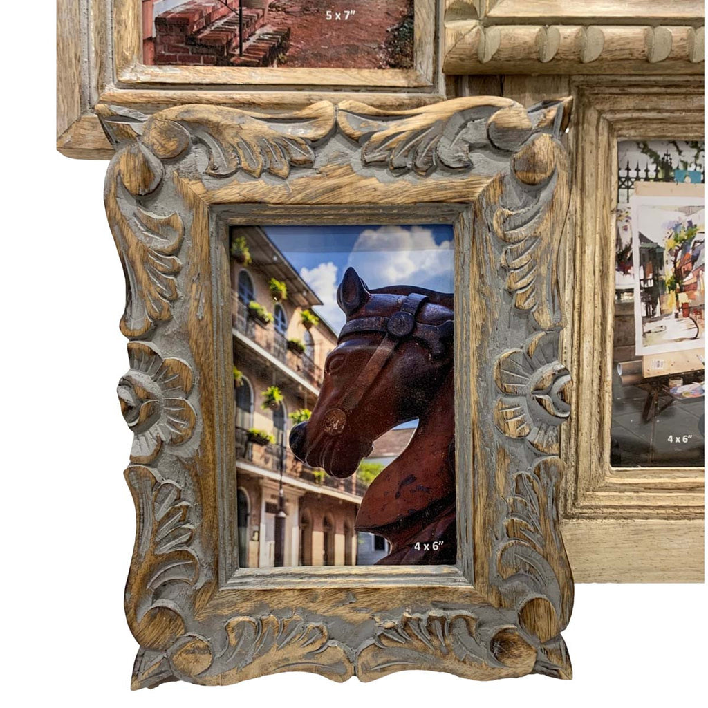 Vintage 6-Photo Wall Frame