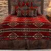 Dark Brindle Leather Pillow - Leather Back