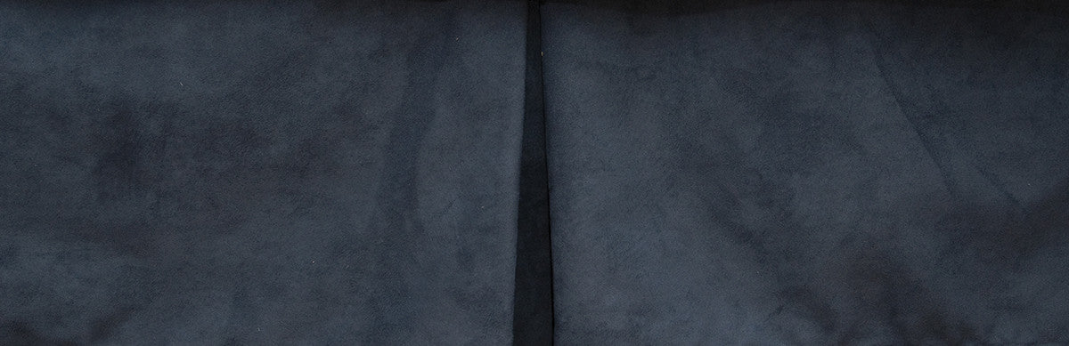 Navy Suede Tailored Bedskirts