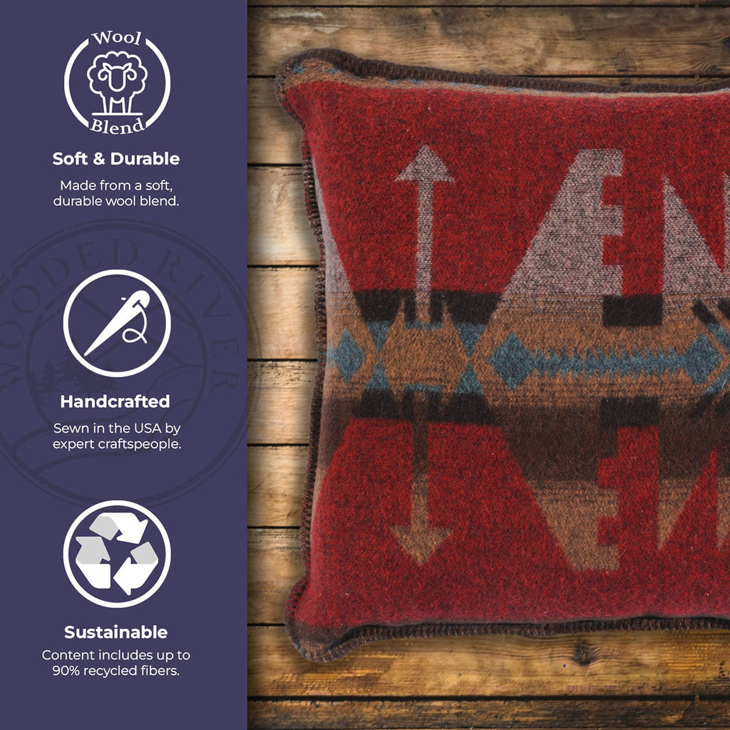 Yellowstone II Geometric Pillow