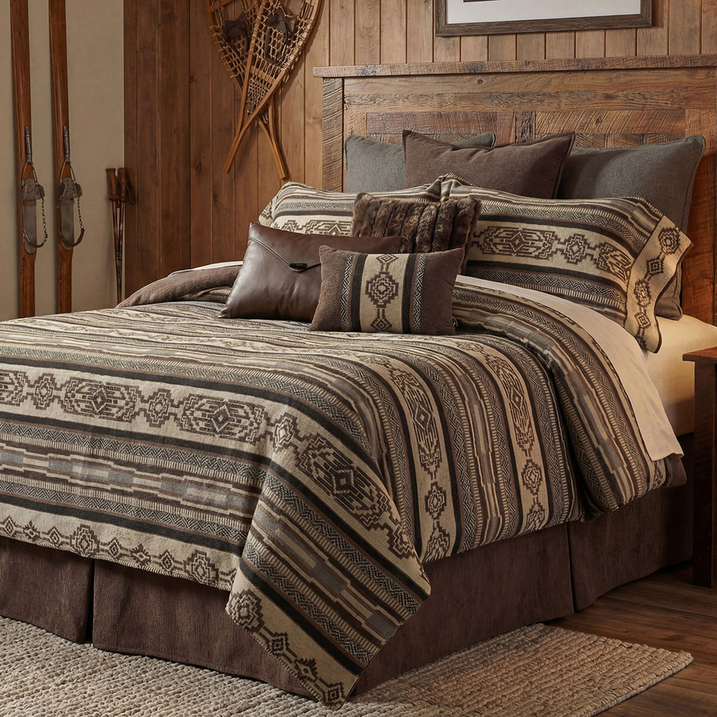 Heavenly Espresso Tailored Bedskirt - Cal King