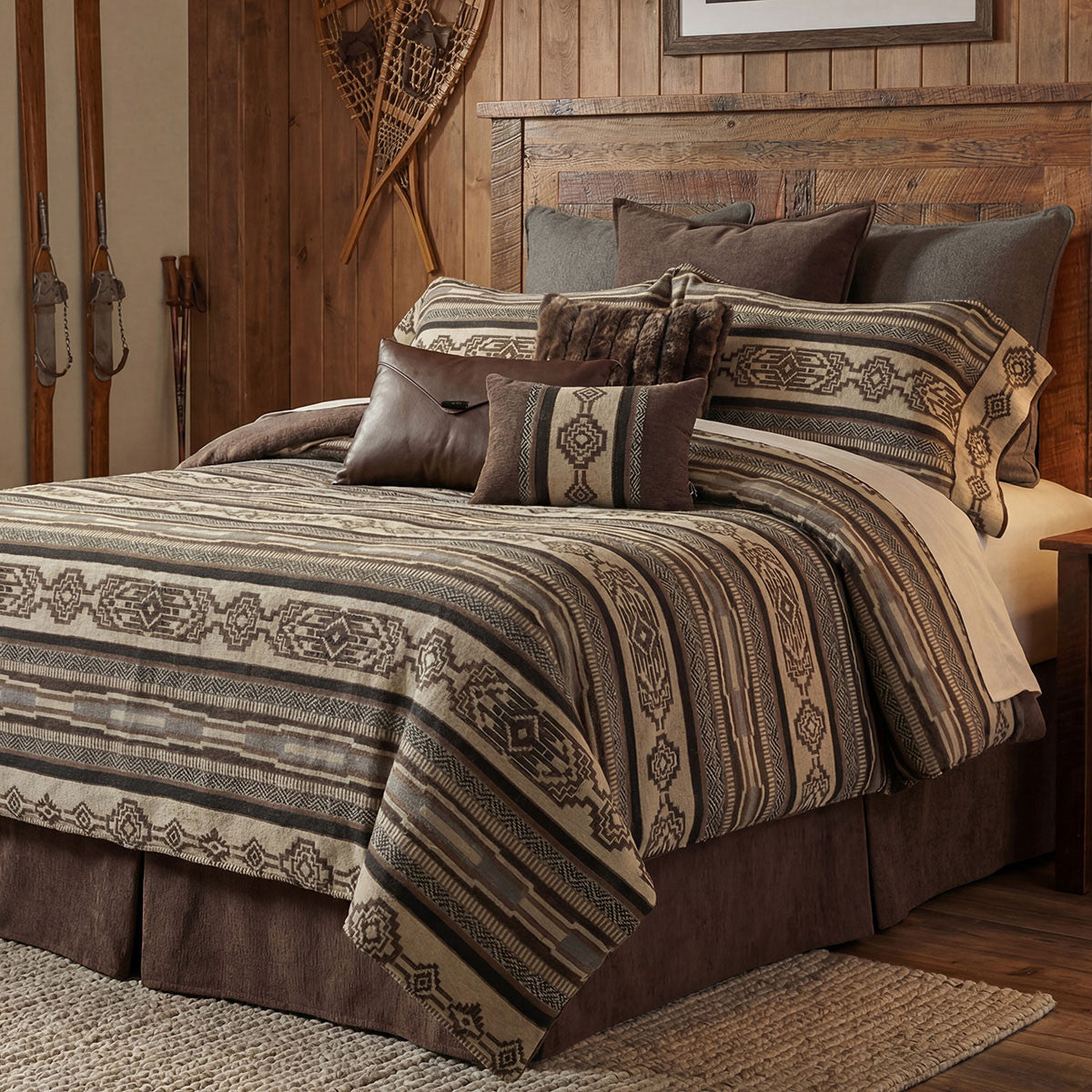 Heavenly Espresso Tailored Bedskirts