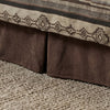 Heavenly Espresso Tailored Bedskirt - Full