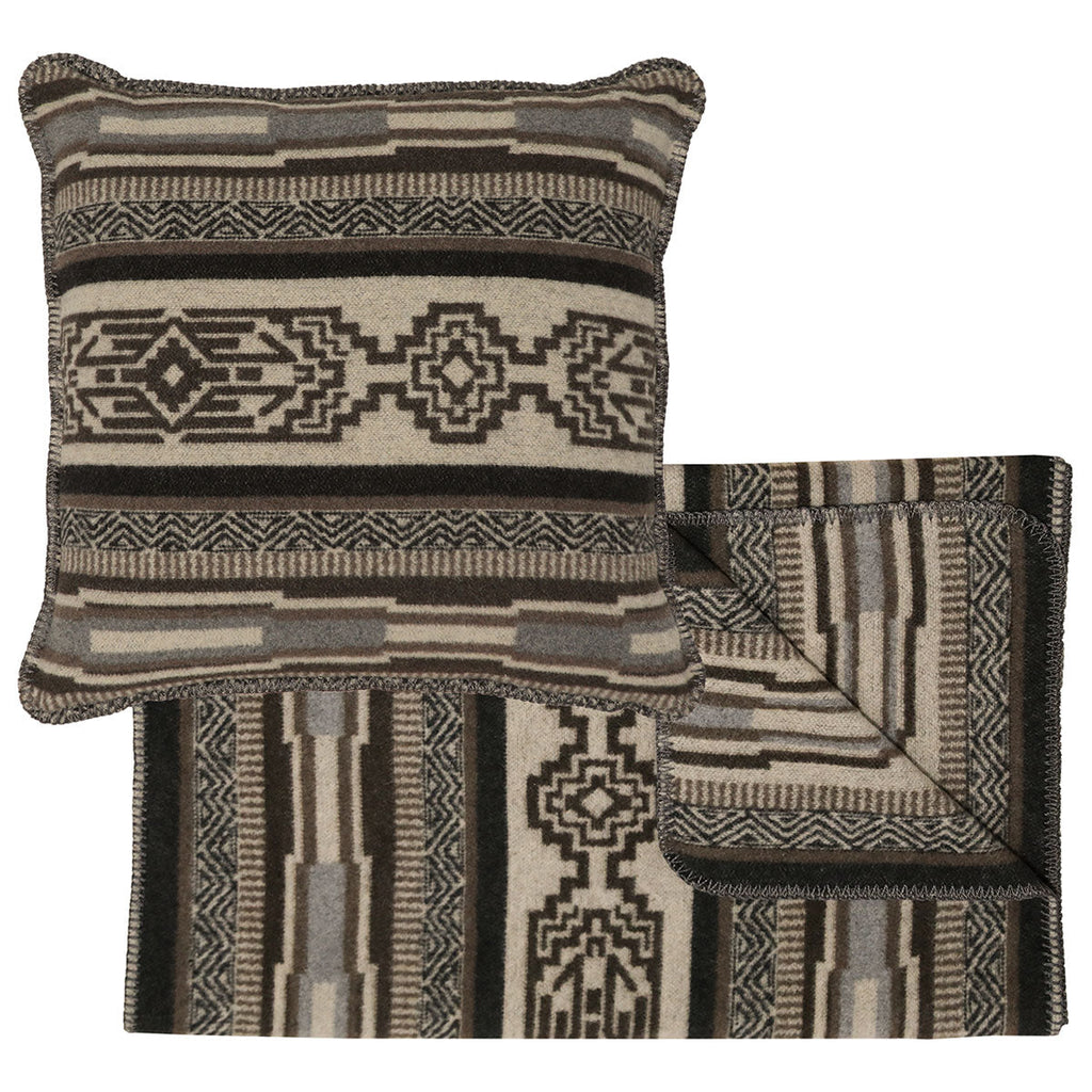Lodge Lux II Bed Scarf & Pillow Set - Queen