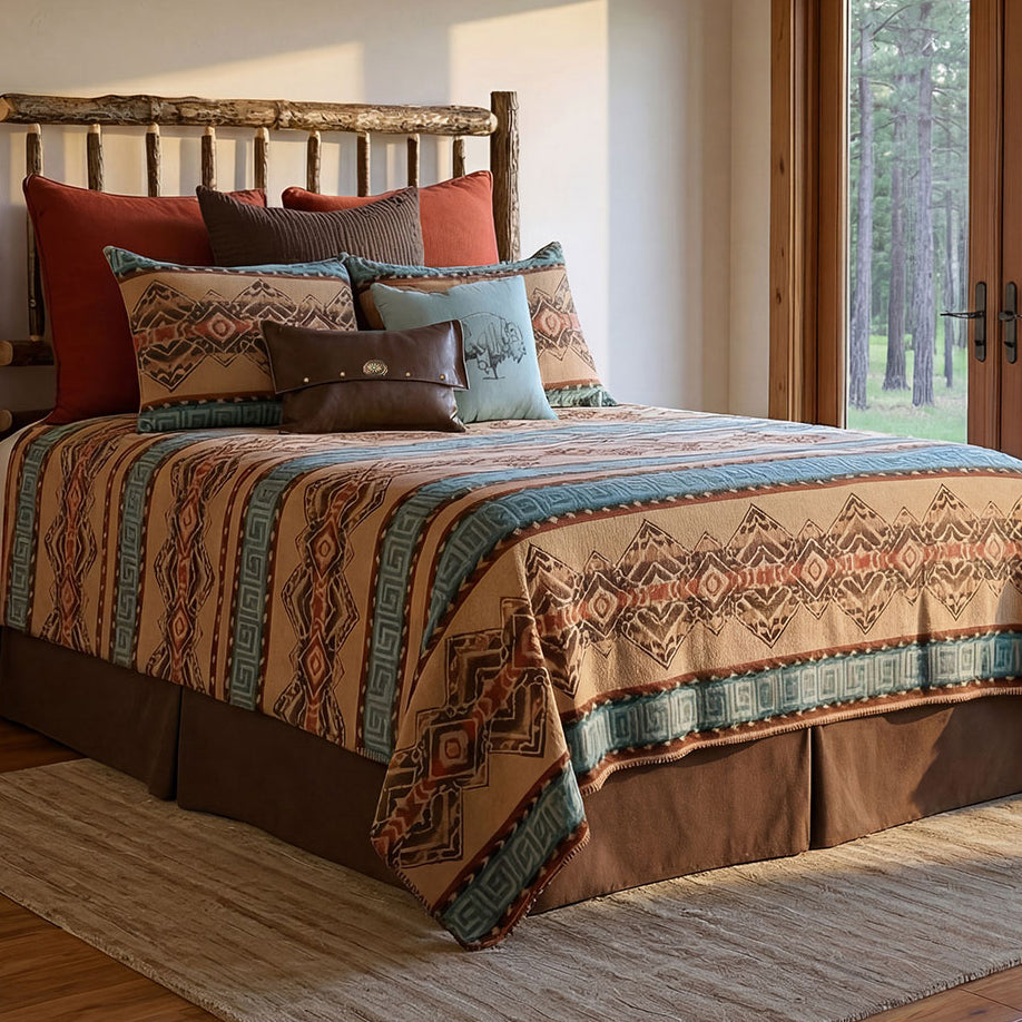 Bison Ridge III Bedspread - King
