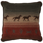 Mustang Canyon III Square Pillow